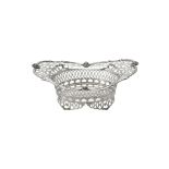 An Edwardian silver shaped oval pierced bowl by Sibray, Hall & Co. Ltd.
