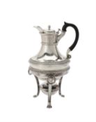 A George III silver coffee biggin by Matthew Boulton