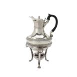 A George III silver coffee biggin by Matthew Boulton