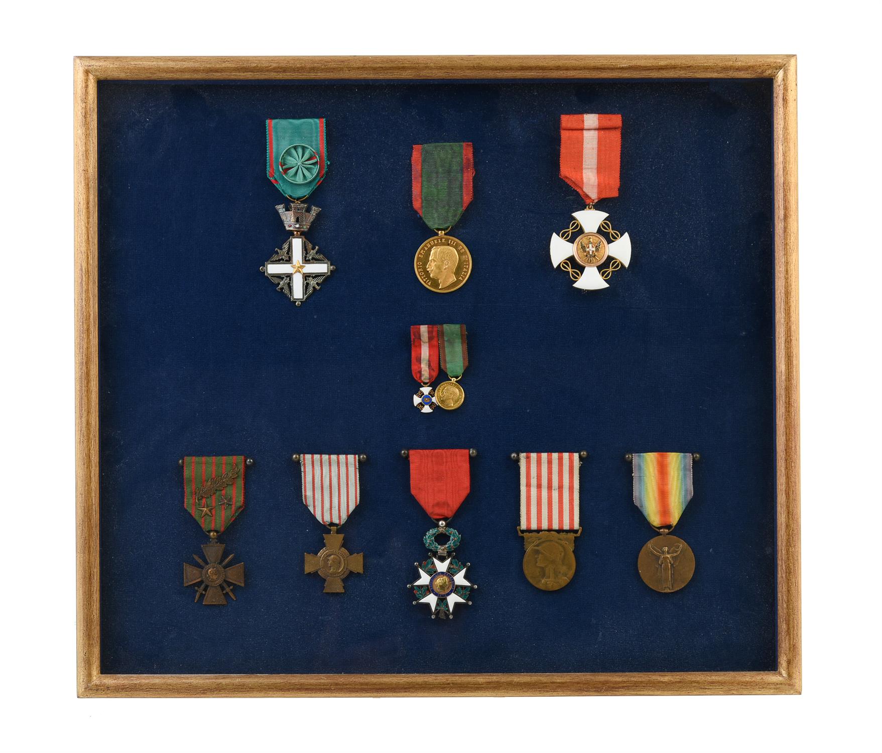 Italian, French and Belgian medals