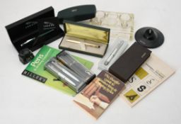 A collection of pen repair equipment