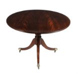 A mahogany centre table in the Regency style