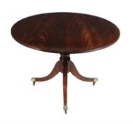 A mahogany centre table in the Regency style