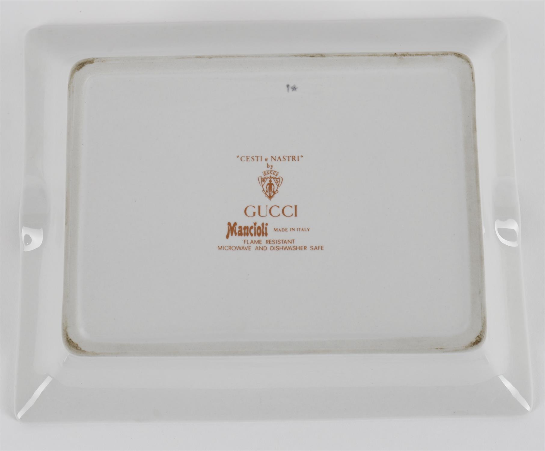 Gucci and Tiffany, vide poches including a Gucci "Cesti e Nastri" tray - Image 7 of 7