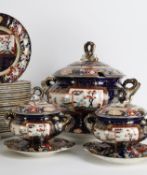 A 20th Century Mason's Ironstone dinner service in the manner of Ashworths