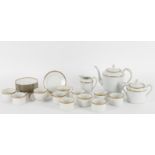 CH Field Haviland Limoges, a porcelain coffee set