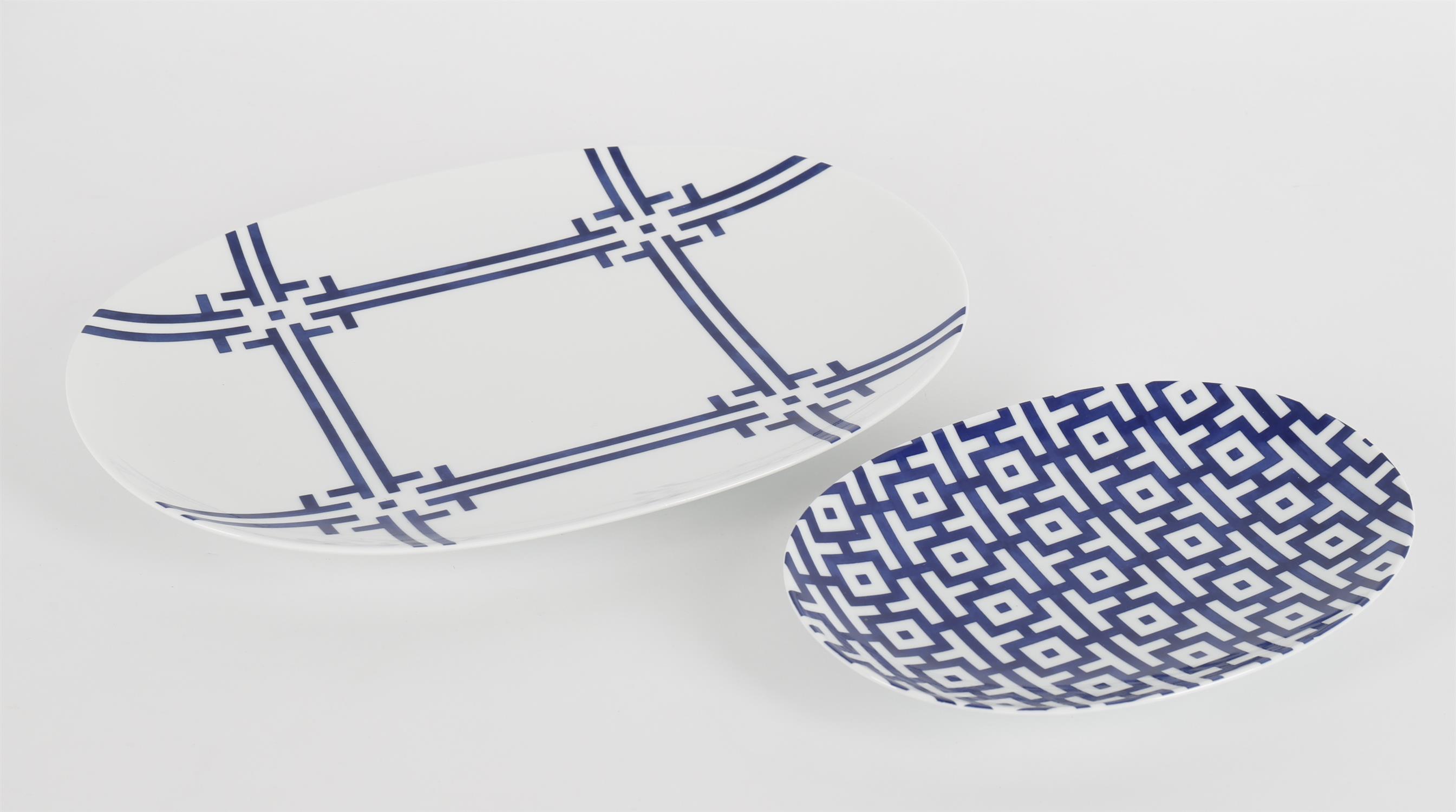 Richard Ginori, a modern Italian blue and white porcelain breakfast service - Image 10 of 11