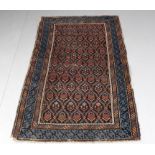 Three rugs including an antique Caucasian Kuba small rug