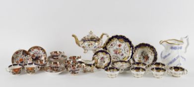 Ceramics including a 19th century set of six Spode Imari tea cups and saucers- See condition report