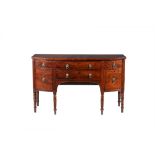 A Regency mahogany bowfront sideboard