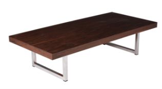 Y Gordon Russell, Prestige, a rosewood and chrome low centre table