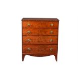 A George IV mahogany chest of drawers