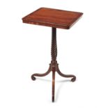 A Regency mahogany occasional table