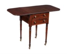 A Regency mahogany Pembroke table