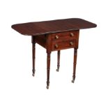 A Regency mahogany Pembroke table