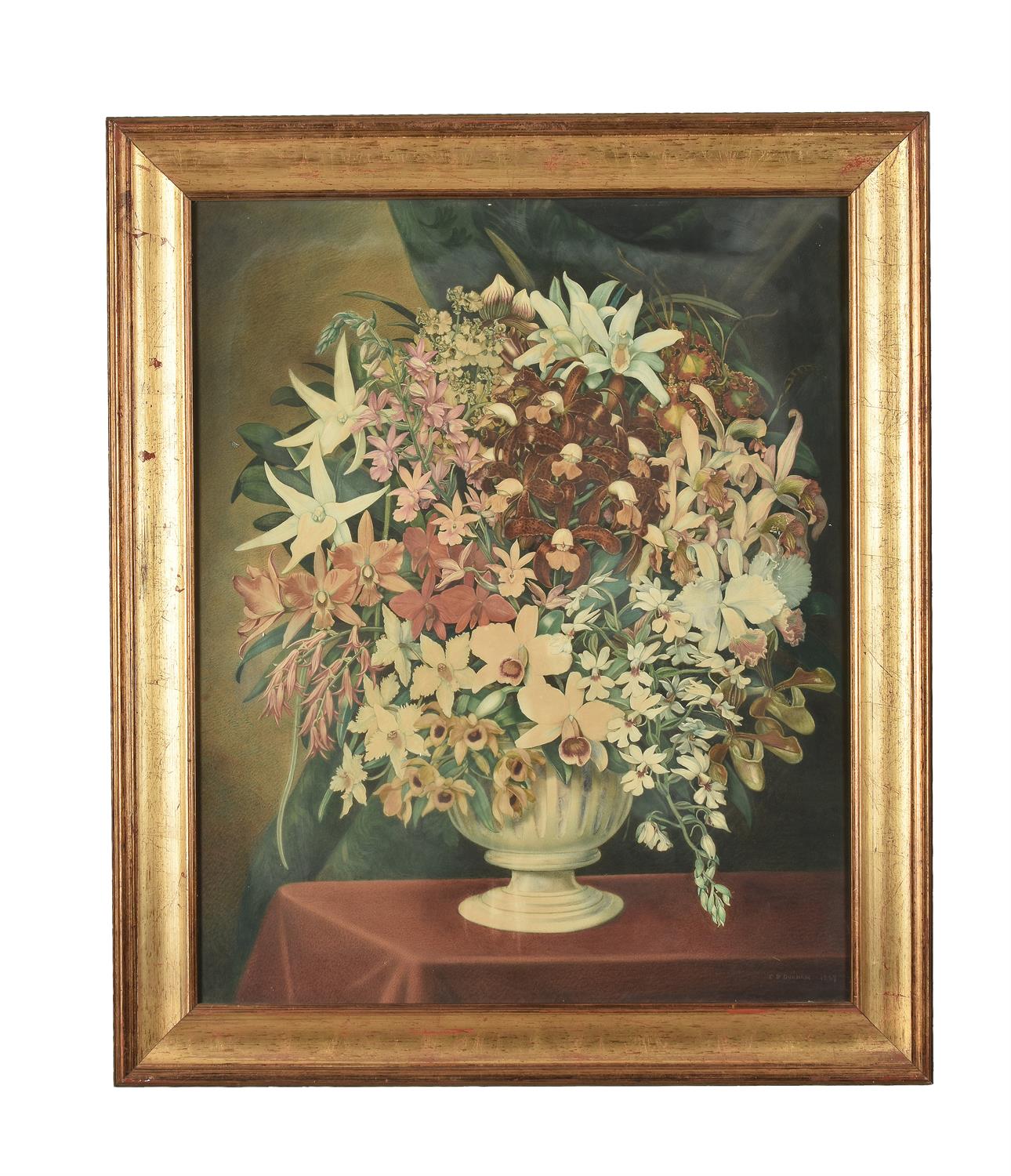 C B Durham (British 19th century), Study of flowers in a vase - Image 2 of 3