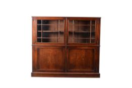 A Regency mahogany bookcase