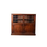 A Regency mahogany bookcase