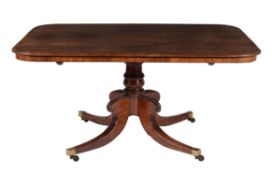 A George IV mahogany breakfast table