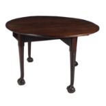 A George II mahogany drop leaf table