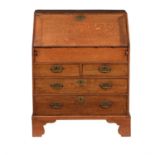 A George I oak bureau