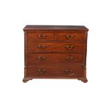 A George III mahogany chest of drawers