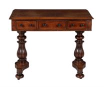 A William IV mahogany dressing table