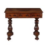 A William IV mahogany dressing table