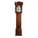 A mahogany longcase clock