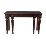 A mahogany serving table in George III style
