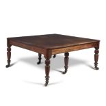 A Victorian mahogany extending dining table