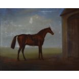 British School (20th century), Study of a horse in a landscape; study of a horse in a stable