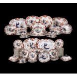 A Mason's Ironstone Imari pattern composite part dinner service