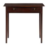 A George III mahogany side table