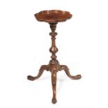 A mahogany wine table in George III style