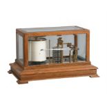 A walnut barograph, J.F. Hunt, Scarborough