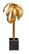 A GILT METAL MODEL OF A PALM TREE MANNER OF MAISON JANSEN