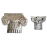 FIVE VARIOUS PLASTER ARCHITECTURAL MOULDINGS