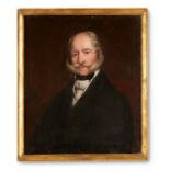 ENGLISH SCHOOL (19TH CENTURY) AND LATER JAMES PERKINS, PORTRAIT OF WILLIAM JEFFREYS OF COTON HILL