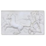 A COMPOSITION RELIEF OF ALEXANDER THE GREAT IN HIS CHARIOT