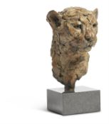 λ HAMISH MACKIE (B. 1973), BRONZE CHEETAH HEAD