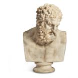 A PLASTER BUST OF HERCULES FARNESE, 20TH CENTURY