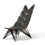 A CRYSTAL INSPIRED LOUNGE CHAIR, BY IAN DOUGLAS-JONES