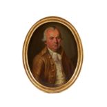 ITALIAN SCHOOL (LATE 18TH CENTURY), PORTRAIT OF A GENTLEMAN, BUST-LENGTH, IN A GOLD JACKET