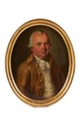 ITALIAN SCHOOL (LATE 18TH CENTURY), PORTRAIT OF A GENTLEMAN, BUST-LENGTH, IN A GOLD JACKET