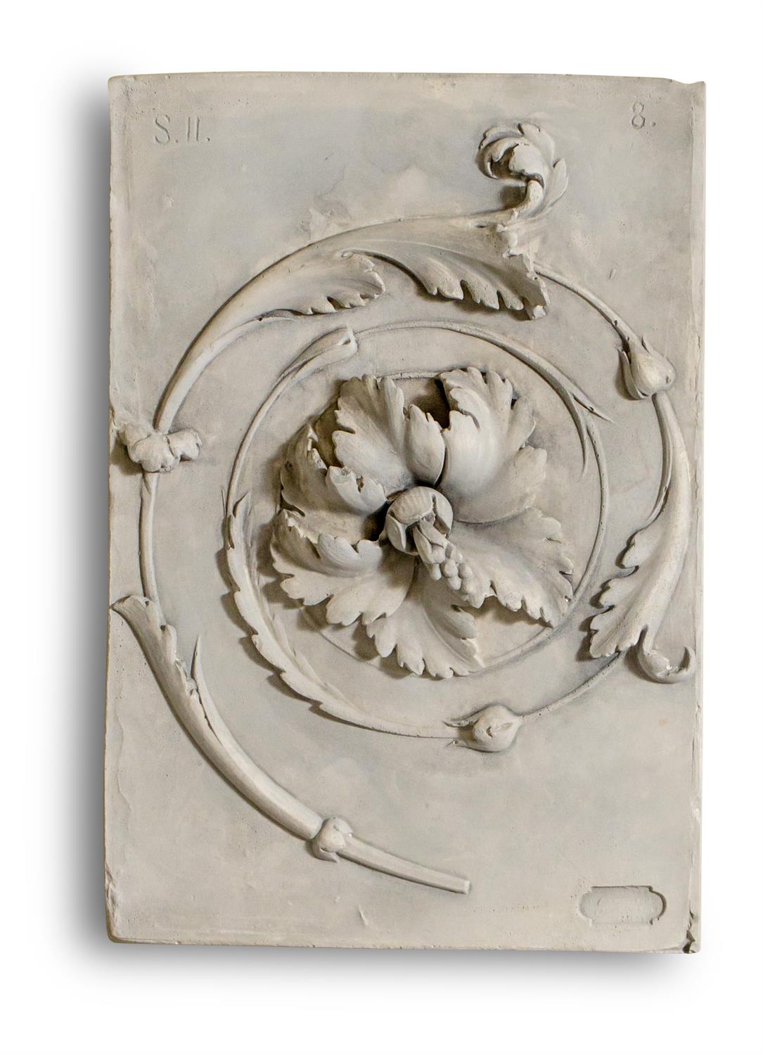 A SET OF FOUR GERMAN PLASTER PANELS, PROBABLY CIRCA 1900 - Image 2 of 10