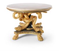 A REGENCY DESIGN CENTRE TABLE, MODERN