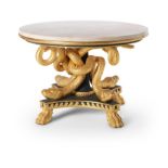 A REGENCY DESIGN CENTRE TABLE, MODERN