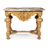 A GILTWOOD SIDE TABLE IN GEORGE II STYLE, 19TH CENTURY