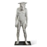 λ BETH CARTER (BRITISH B.1968), STANDING FULL LENGTH MINOTAUR